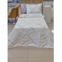 ETEHOMETEX Pamuklu Kapitoneli Yatak Örtüsü TAKIMI TEK KİŞİLİK YANSIMA 8696474232125